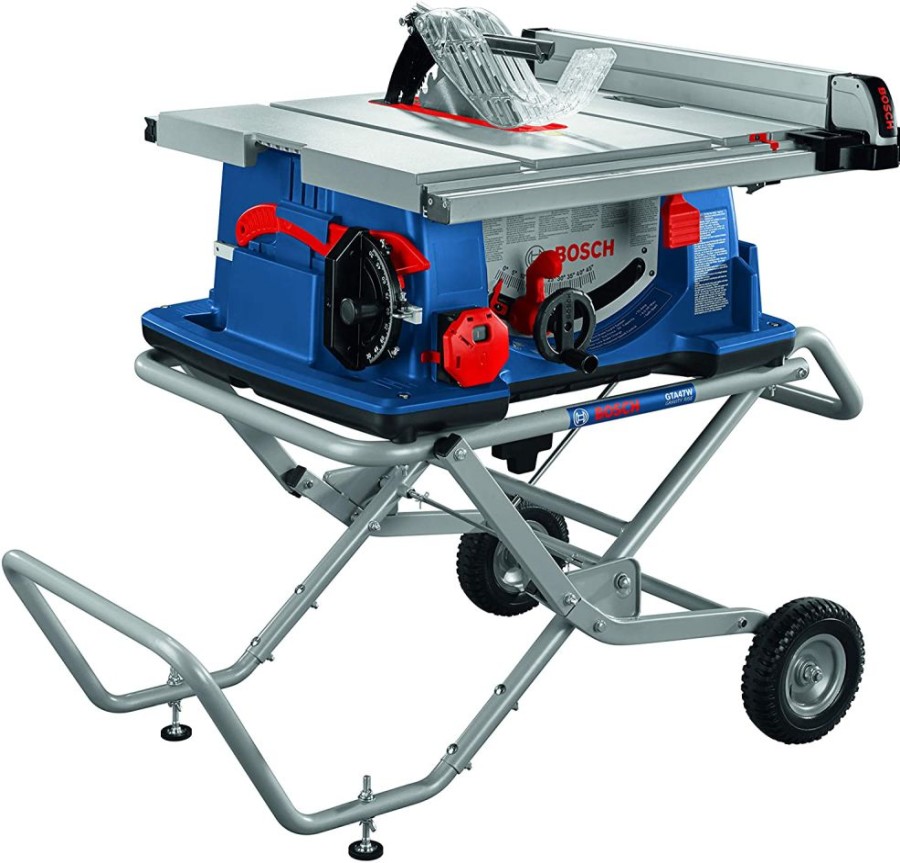 Sawing * Bosch 4100Xc-10 10 Worksite Table Saw With Gravity-Rise Wheeled Stand