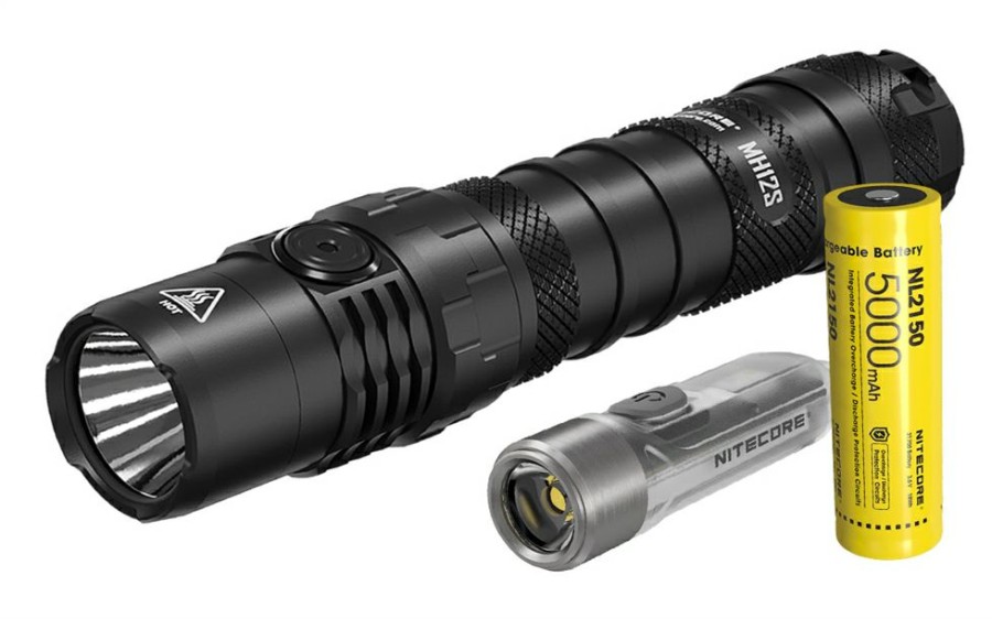 Rechargeable Flashlights * Nitecore Mh12S Rechargeable Flashlight And Tiki Light