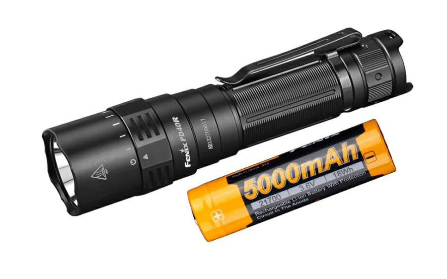 Tactical Flashlights * Fenix Pd40R V2.0 3000 Lumen Usb-C Rechargeable Flashlight